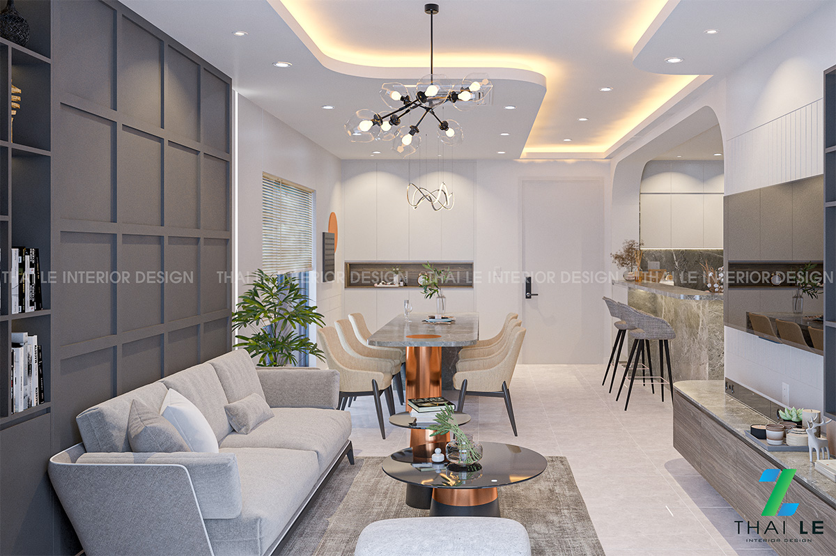Thiết kế nội thất căn hộ Cardinal Court Q.7 - 100m2